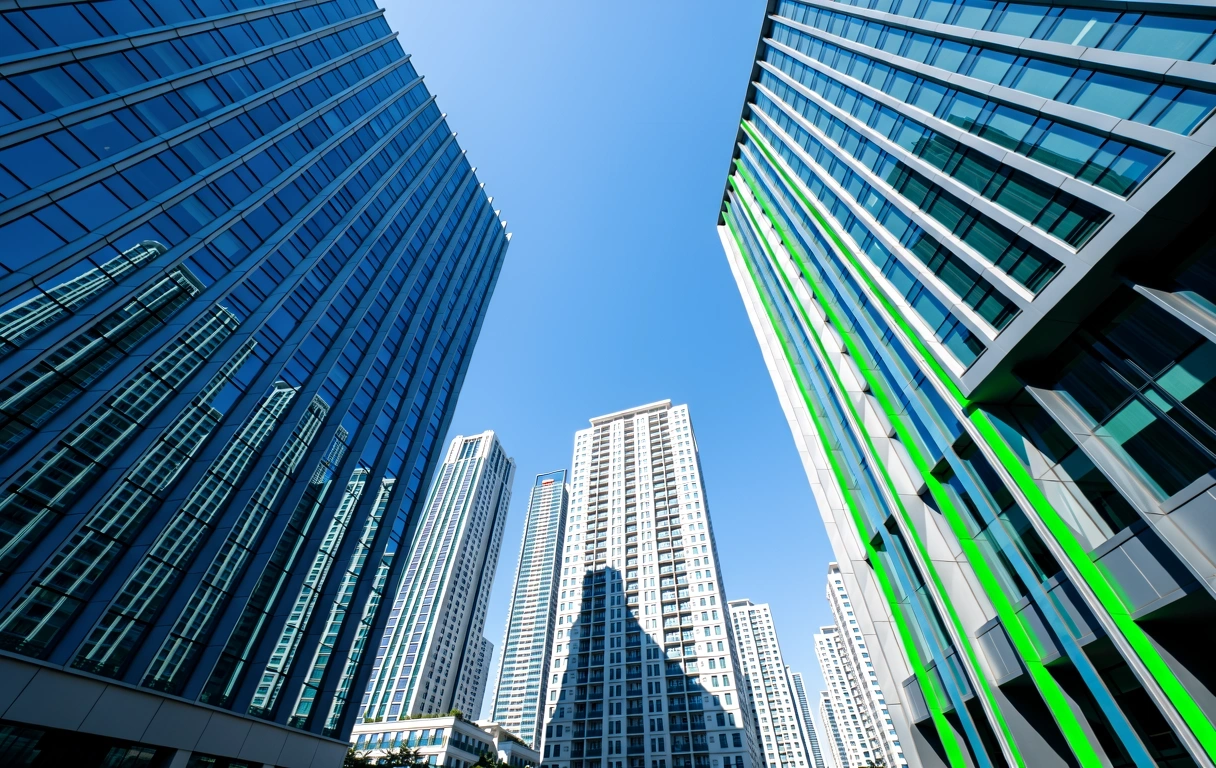 Corporate expansion and market growth visualization